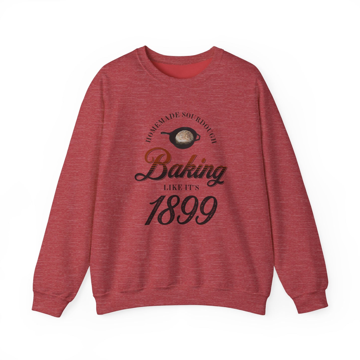 Homemade Sourdough Crewneck Sweatshirt - Vintage Baking Apparel, Unisex Jumper, Gift for Baker, Retro Baking Shirt, 1899 Baker Pullover,