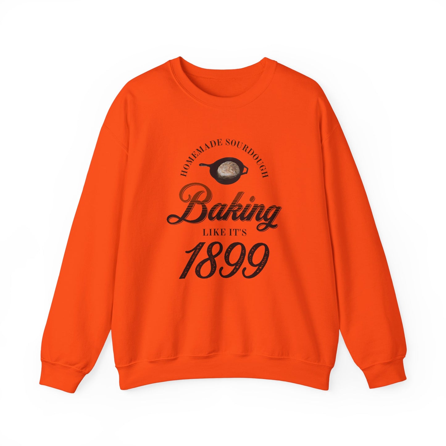 Homemade Sourdough Crewneck Sweatshirt - Vintage Baking Apparel, Unisex Jumper, Gift for Baker, Retro Baking Shirt, 1899 Baker Pullover,