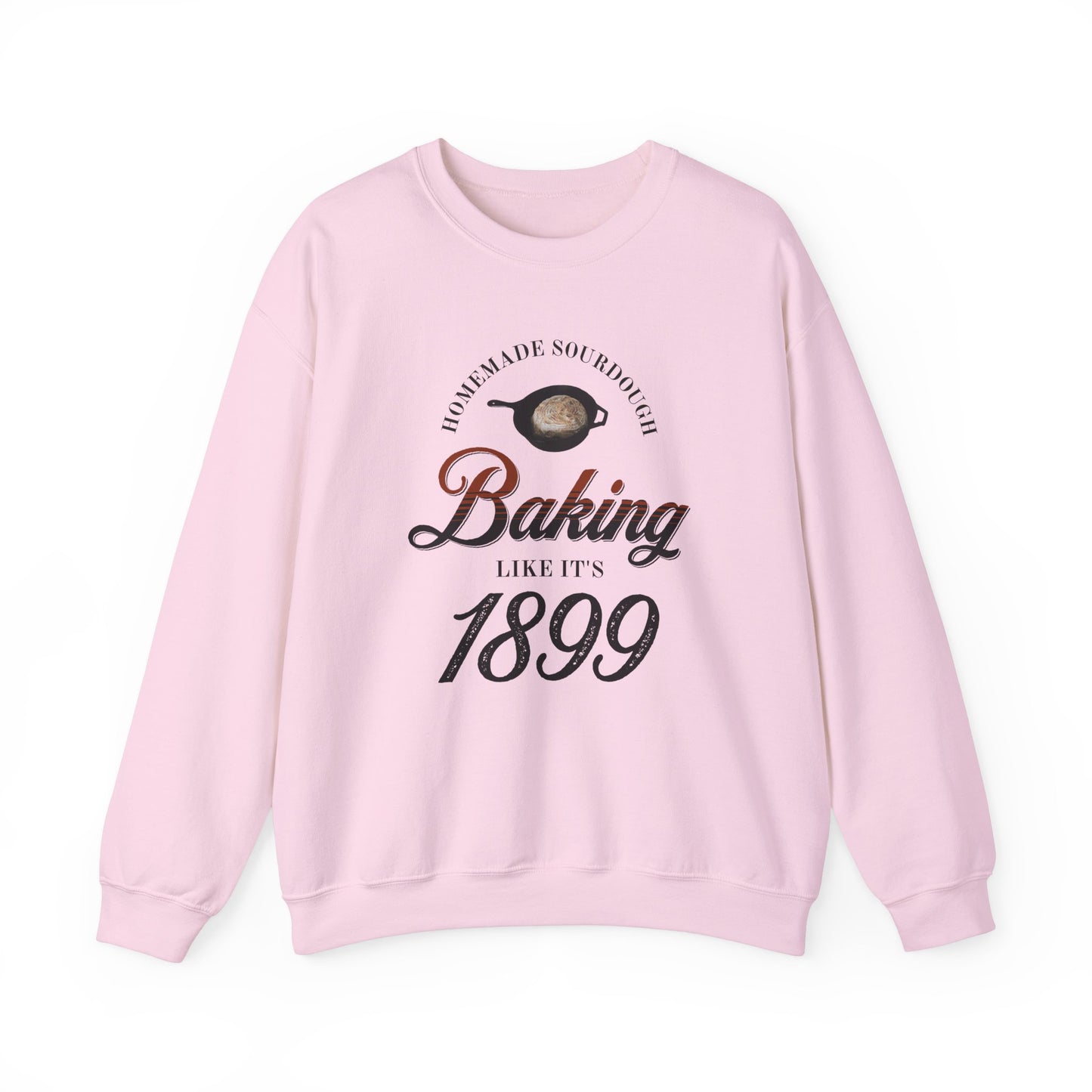 Homemade Sourdough Crewneck Sweatshirt - Vintage Baking Apparel, Unisex Jumper, Gift for Baker, Retro Baking Shirt, 1899 Baker Pullover,