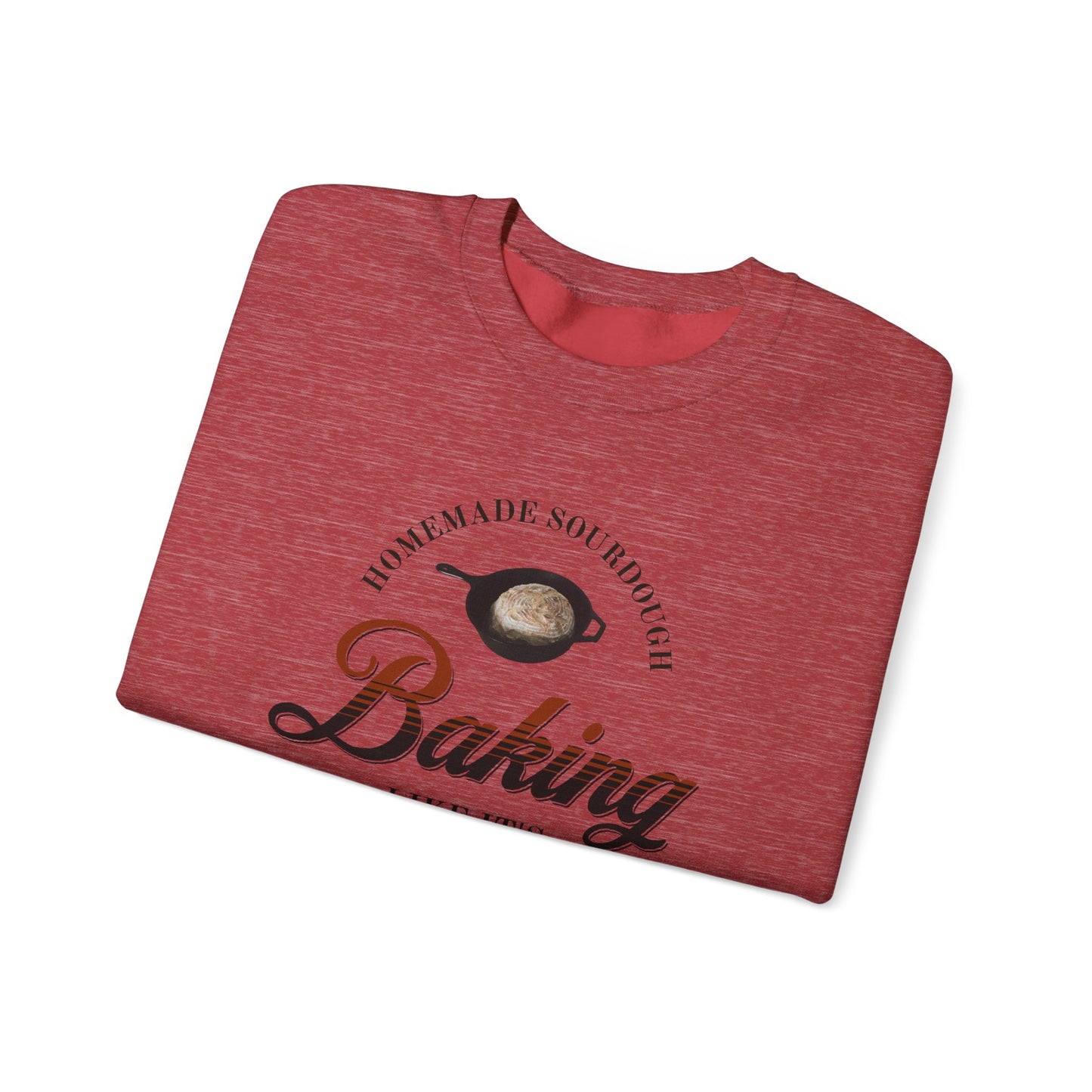 Homemade Sourdough Crewneck Sweatshirt - Vintage Baking Apparel, Unisex Jumper, Gift for Baker, Retro Baking Shirt, 1899 Baker Pullover,