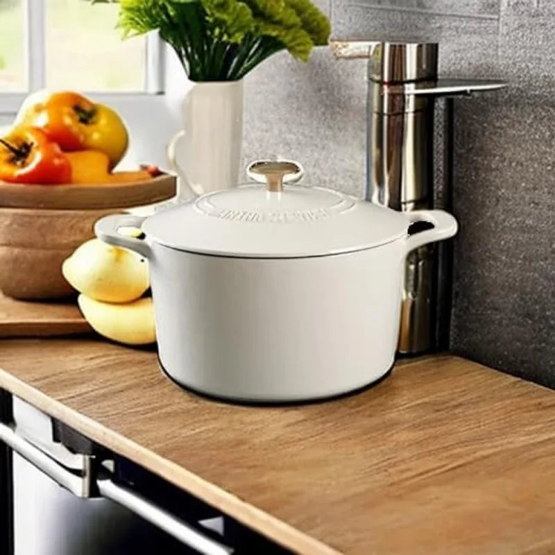 Martha Stewart 7Qt Enameled Cast Iron Dutch Oven – Multiple Colors
