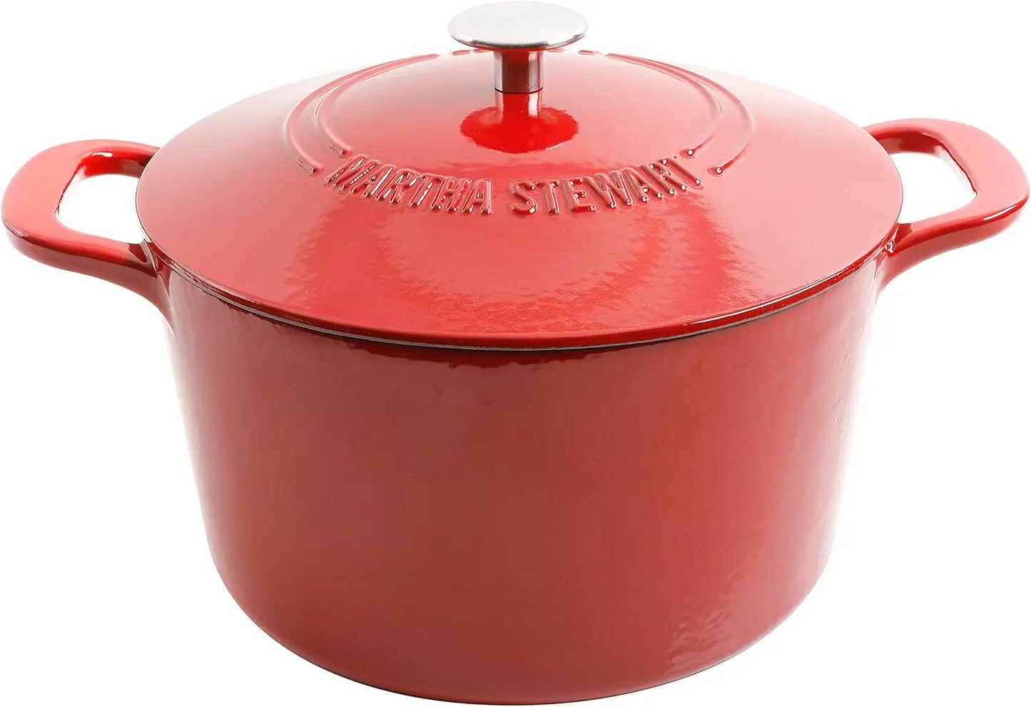 Martha Stewart 7Qt Enameled Cast Iron Dutch Oven – Multiple Colors