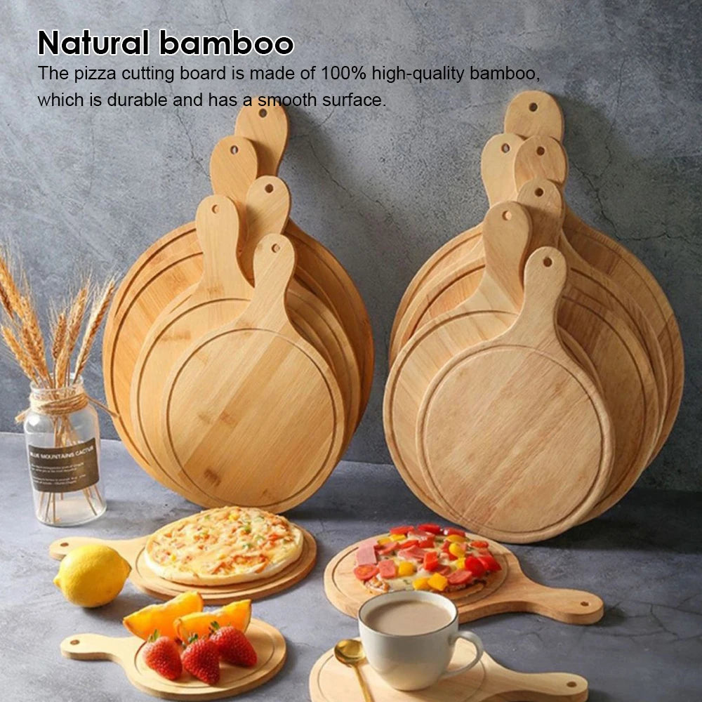 Nonna Bella's Bamboo Pizza Board – 8/12/13-Inch for Sourdough Pizza