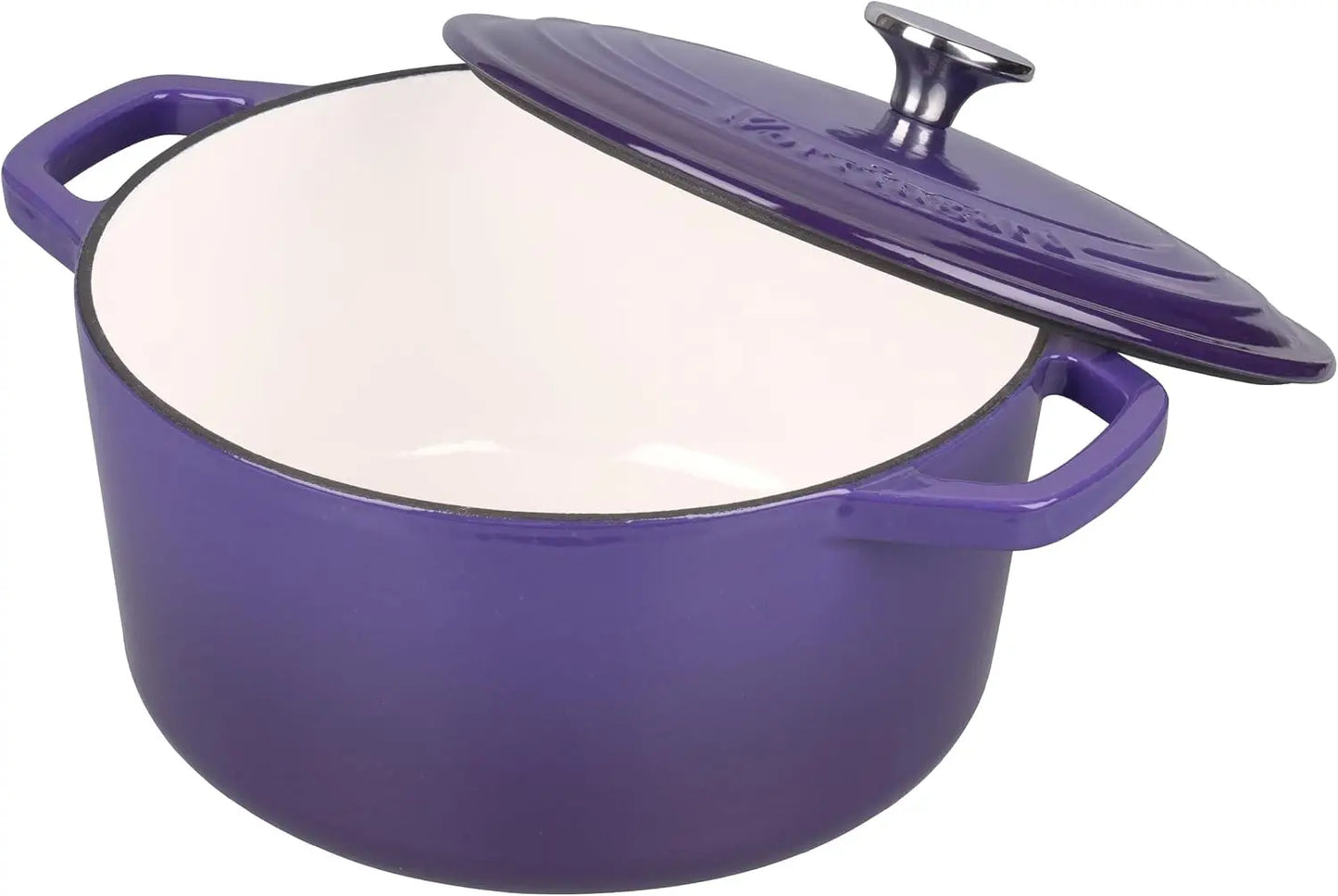 Nonna Bella 4.5Qt Enameled Cast Iron Dutch Oven:  Includes Bread Baking Set –Multiple Color Options