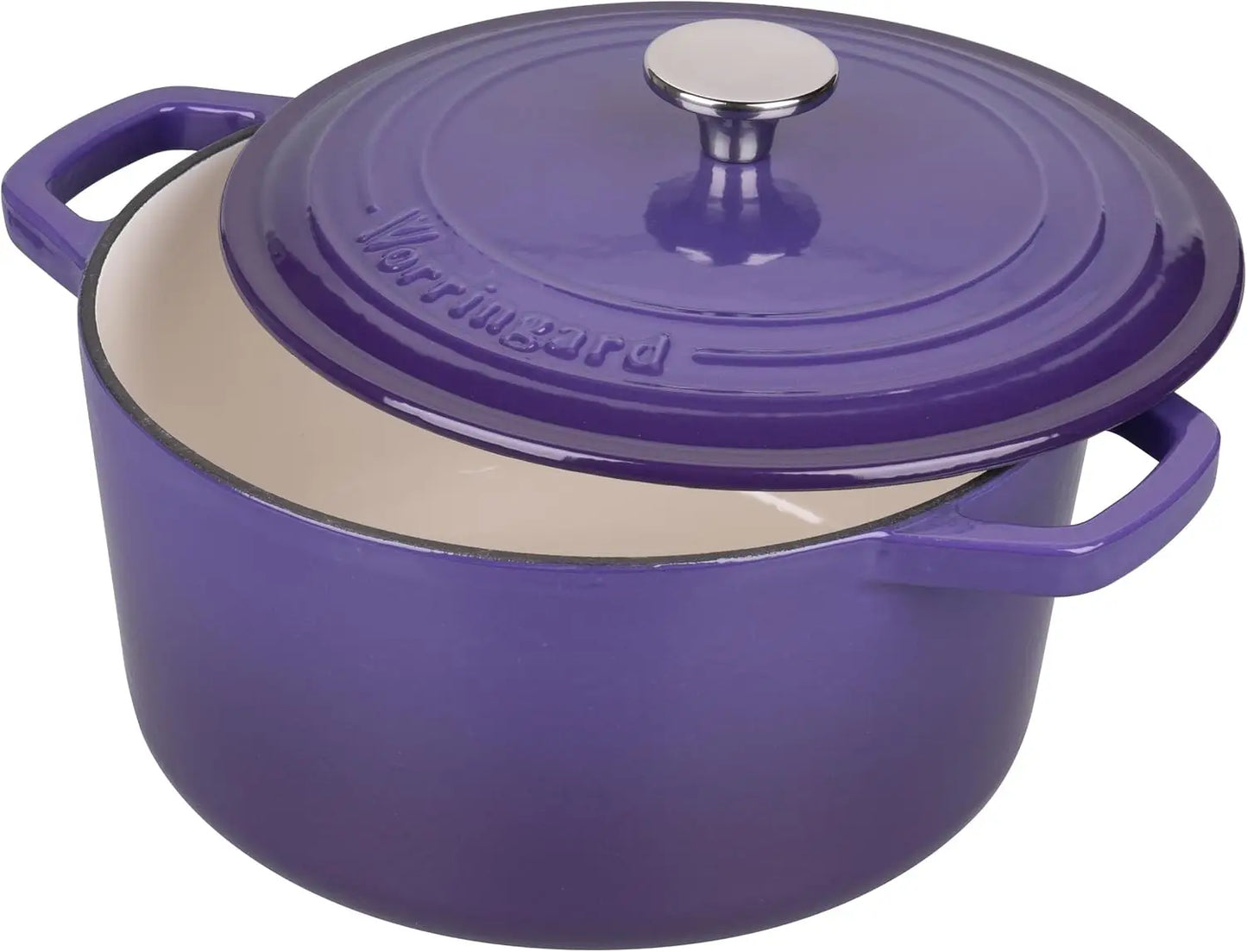 Nonna Bella 4.5Qt Enameled Cast Iron Dutch Oven:  Includes Bread Baking Set –Multiple Color Options