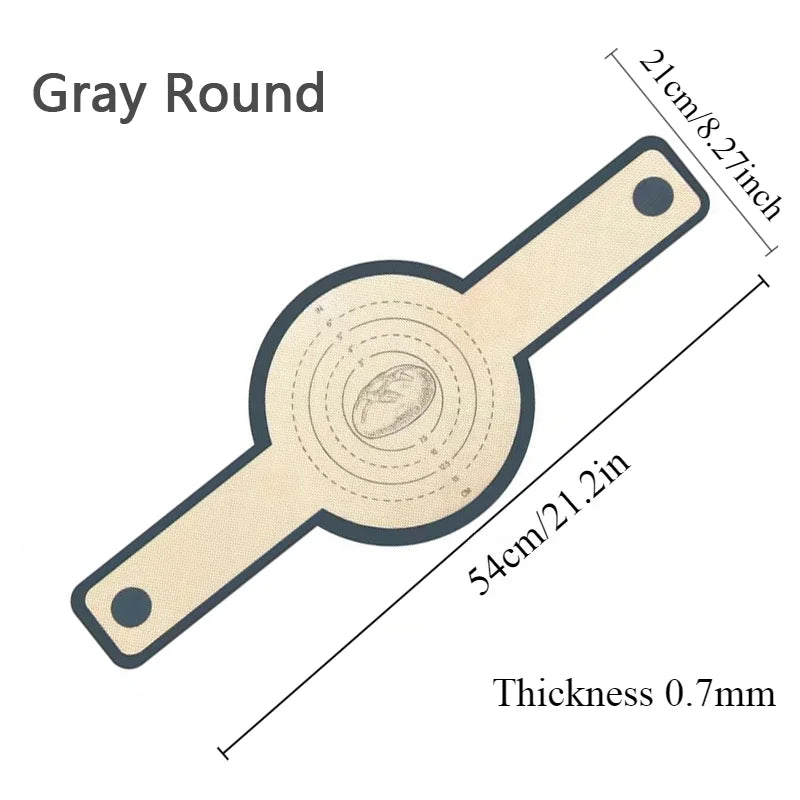 Reusable Silicone Bread Sling for Dutch Oven Baking Mat Long Handles Non-Stick Liners for Transferable Dough Pastry Supplies