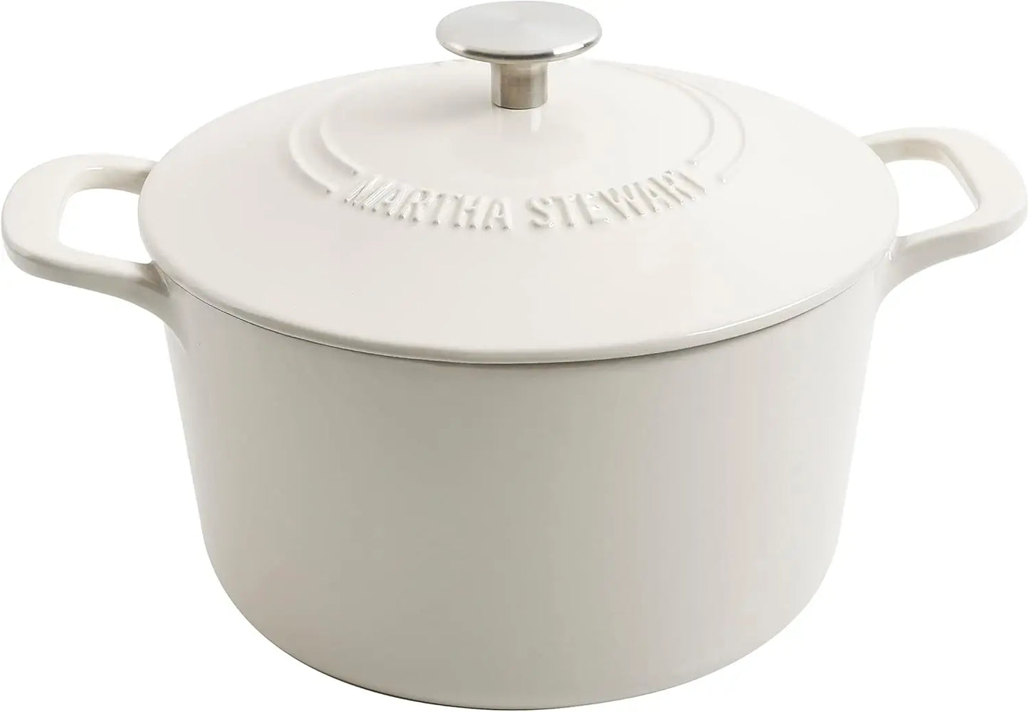 Martha Stewart 7Qt Enameled Cast Iron Dutch Oven – Multiple Colors