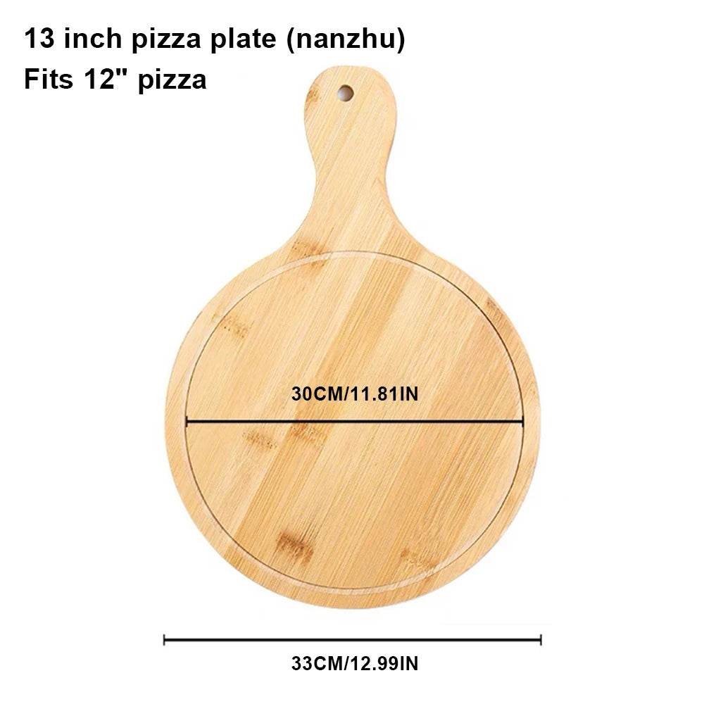 Nonna Bella's Bamboo Pizza Board – 8/12/13-Inch for Sourdough Pizza