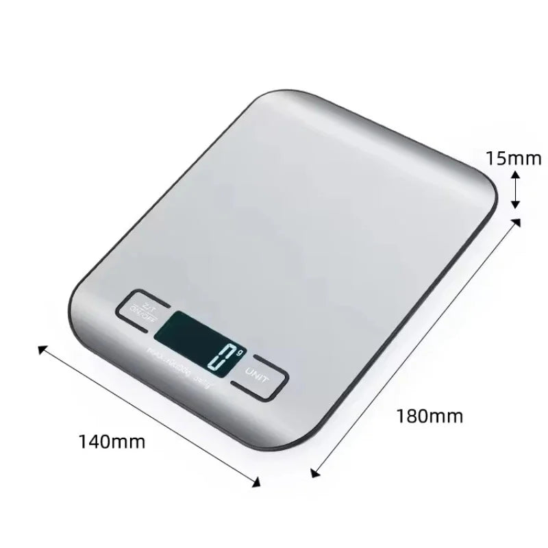 Nonna Bella 5kg Digital Kitchen Scale with LED Display