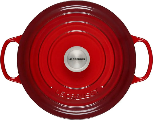 Bake an Artisan Bread Masterpiece: 5.5 Quart Red Le Creuset Dutch Oven