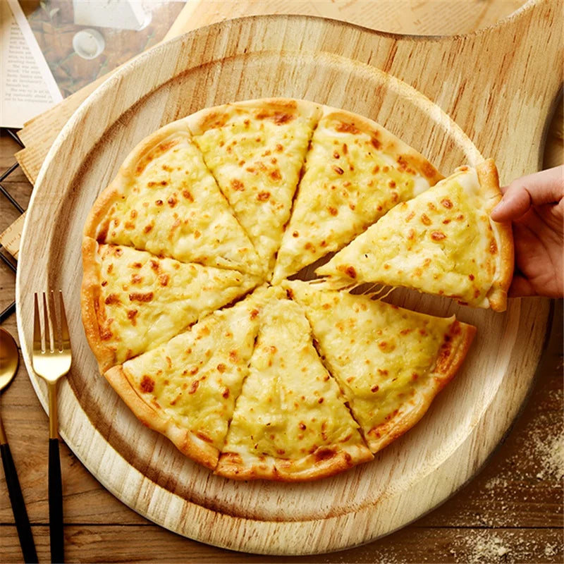 Nonna’s Wooden Pizza Board – Rustic Pine, 10 or 12 Inch - Round