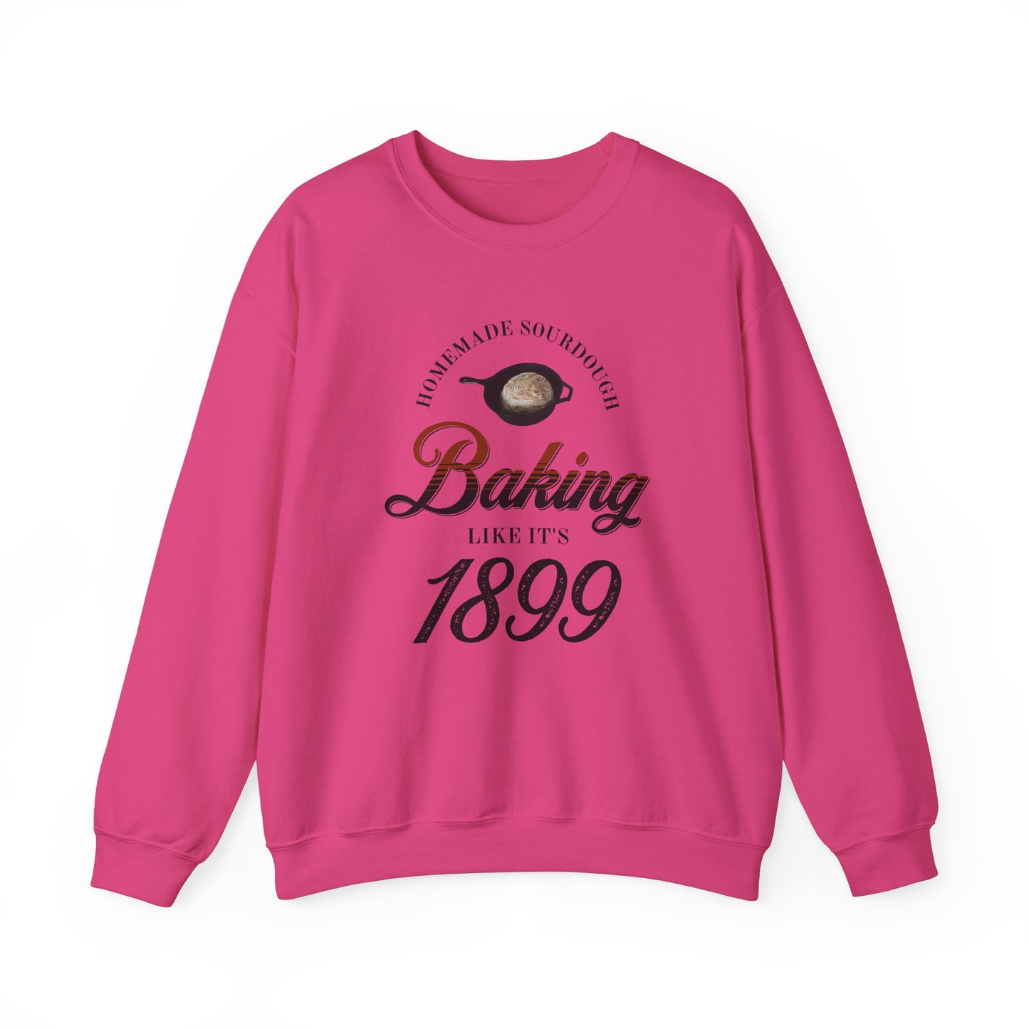 Homemade Sourdough Crewneck Sweatshirt - Vintage Baking Apparel, Unisex Jumper, Gift for Baker, Retro Baking Shirt, 1899 Baker Pullover,