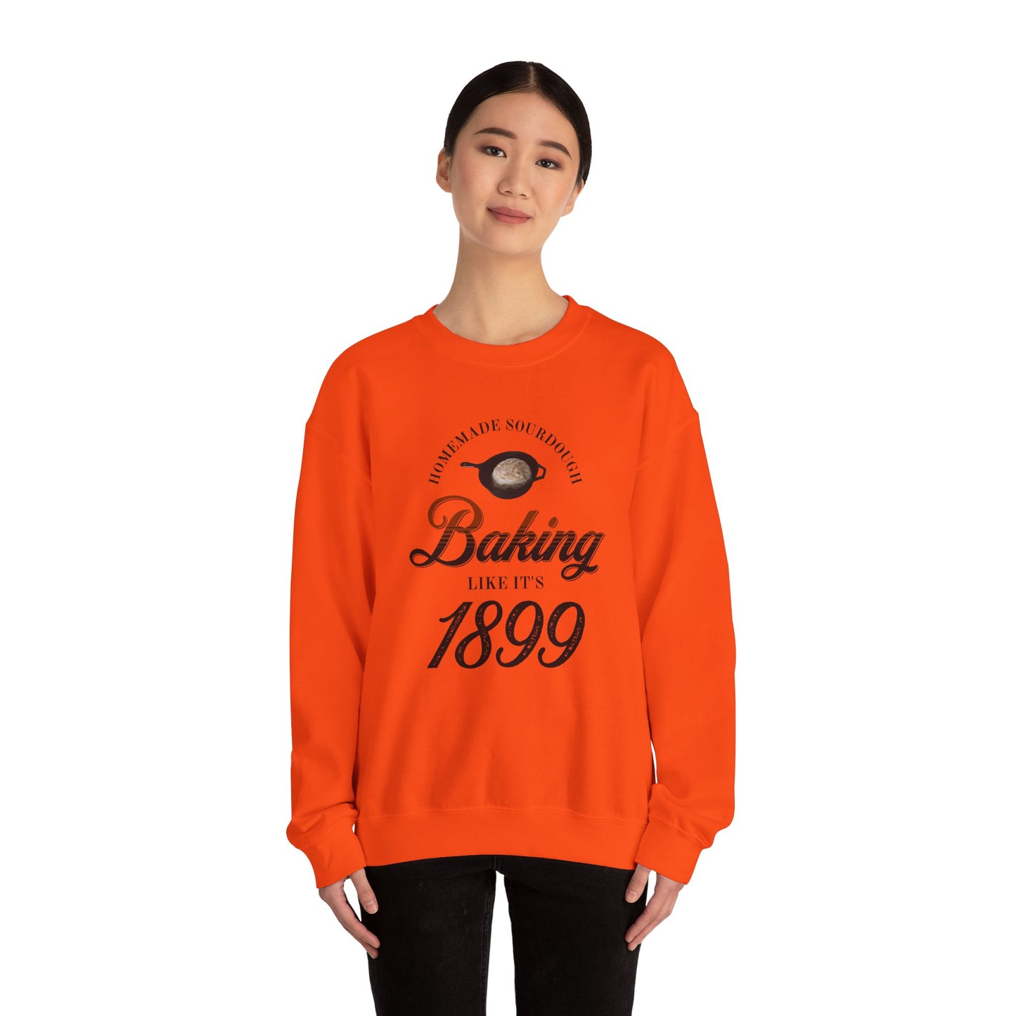 Homemade Sourdough Crewneck Sweatshirt - Vintage Baking Apparel, Unisex Jumper, Gift for Baker, Retro Baking Shirt, 1899 Baker Pullover,