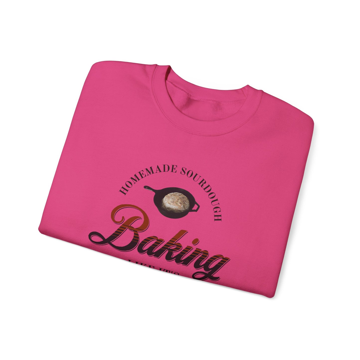 Homemade Sourdough Crewneck Sweatshirt - Vintage Baking Apparel, Unisex Jumper, Gift for Baker, Retro Baking Shirt, 1899 Baker Pullover,