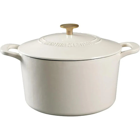 Martha Stewart 7Qt Enameled Cast Iron Dutch Oven – Multiple Colors